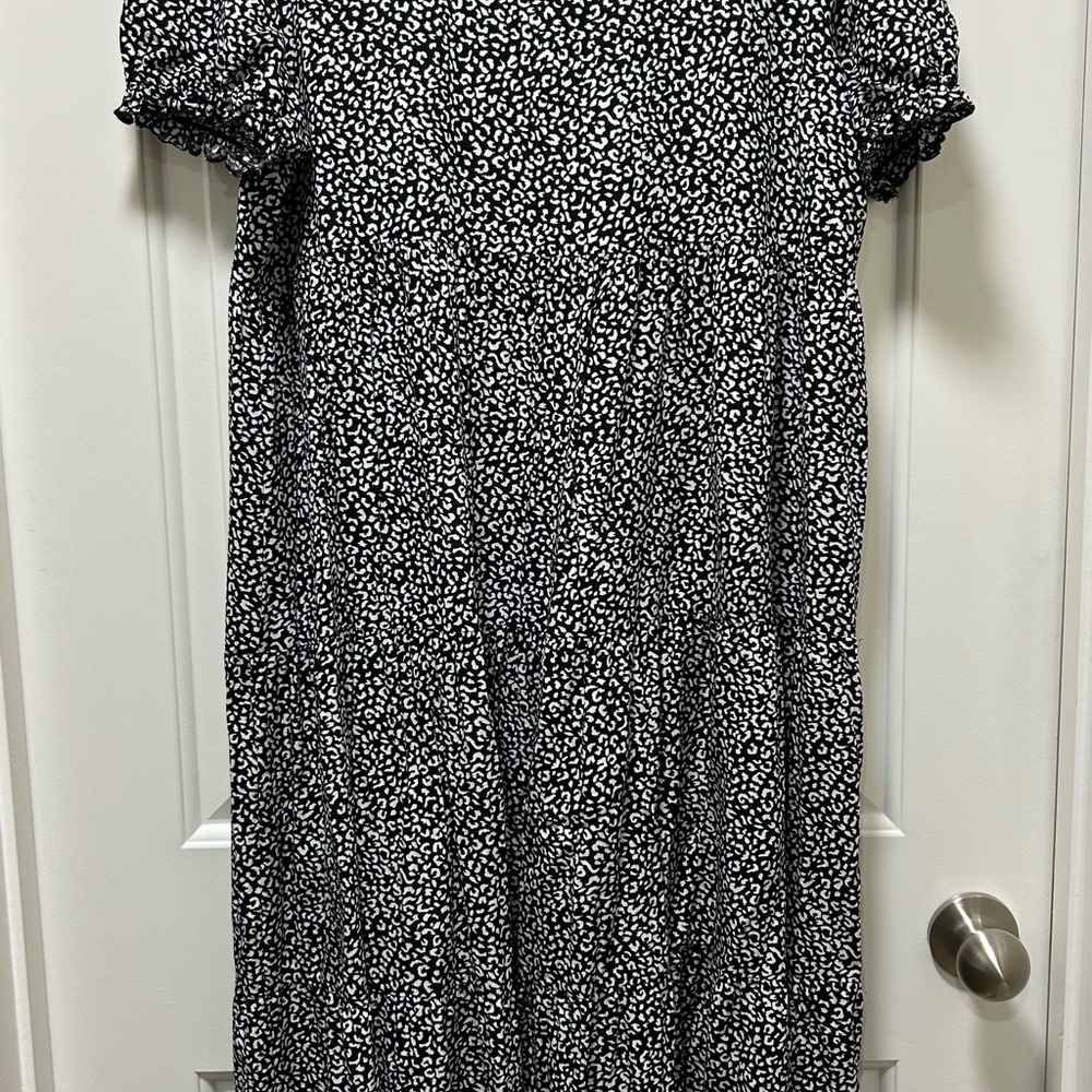 Womens leopard print dress